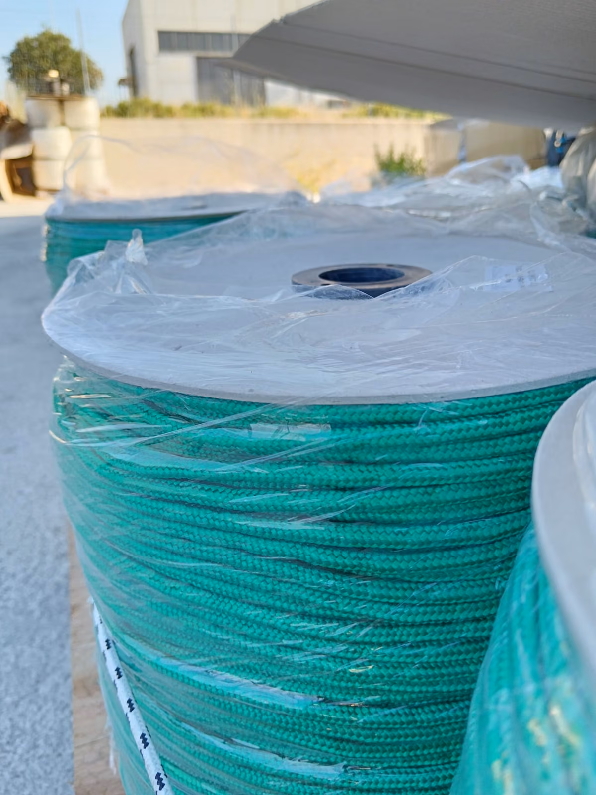 Trecce in lavorazione